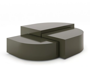 STRATA - Lacquered coffee table by Ginger & Jagger - view 3
